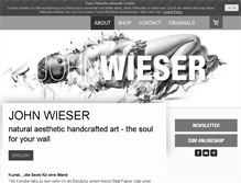 Tablet Screenshot of john-wieser.com